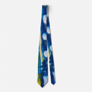 handmade artwork/Bule and yellow Tie