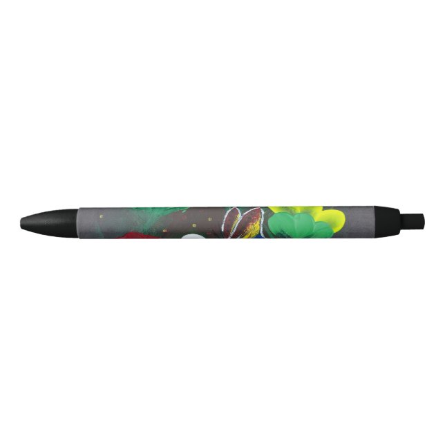Handmade artwork - Butterfly Bolssom Black Ink Pen (Front)
