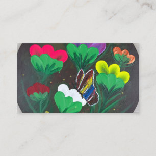  Handmade artwork - Butterfly Bolssom Enclosure Card
