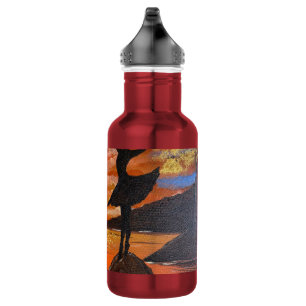 Handmade artwork / Dancing with sunso 532 Ml Water Bottle