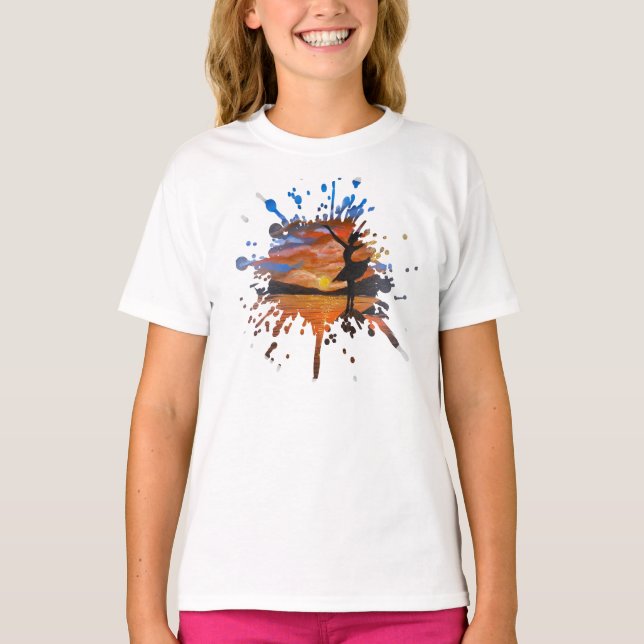 Handmade artwork / Dancing with sunso T-Shirt (Front)