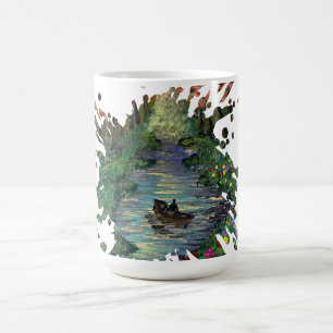 Handmade artwork - Orang trees Coffee Mug