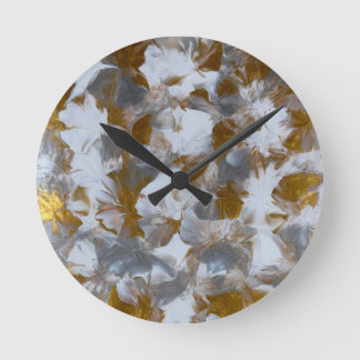  handmade artwork  round clock