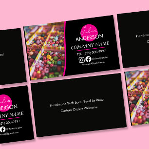 Handmade Beaded Jewellery Business Card Bead Artis