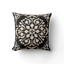Handmade Black and White Vintage Kilim Cushions: