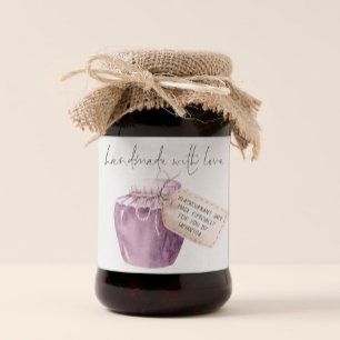 Handmade Blackcurrant Jam Label Name