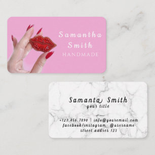 Handmade Brooch Business Card