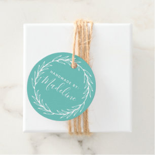 Handmade By: Add Your Name Favour Tags