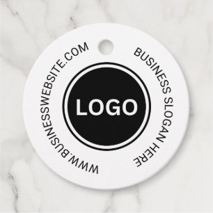 Handmade by Business Logo Packaging Tags