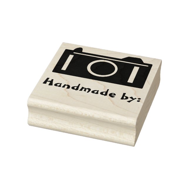 Handmade by Custom Rubber Stamp (Stamp)