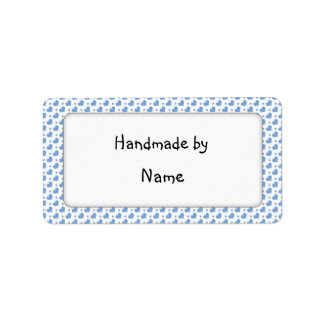 Handmade by - customisable label