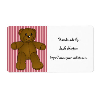 Handmade by - Cute brown teddy bear