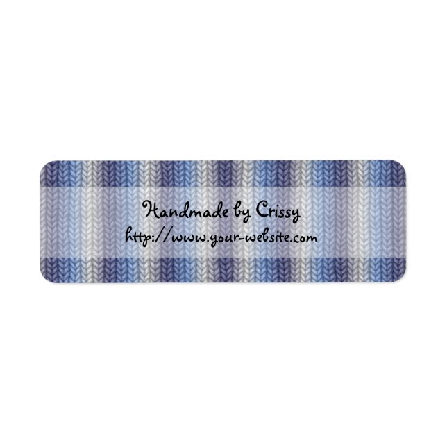 Handmade by - knitting design (Front)