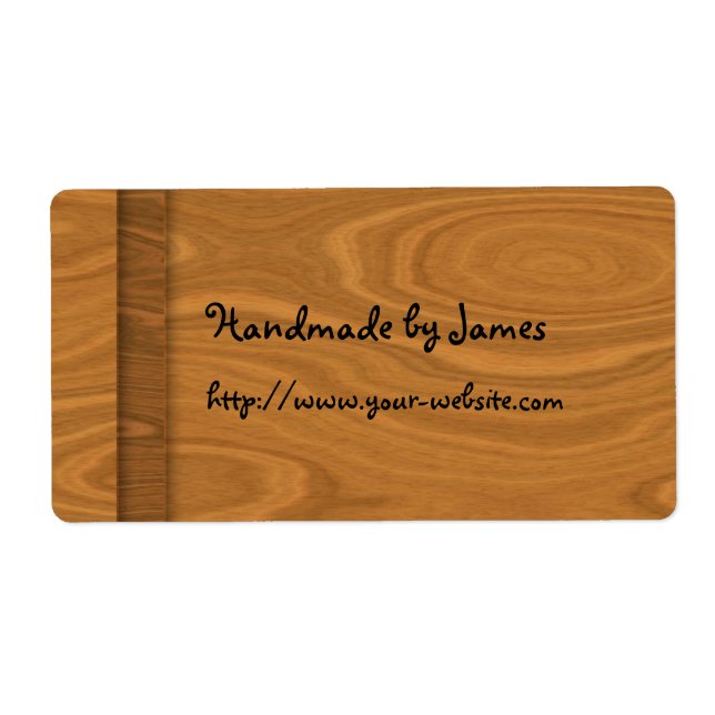 Handmade by - wood design (Front)