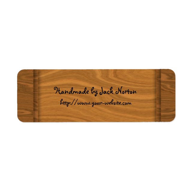 Handmade by - wood design (Front)
