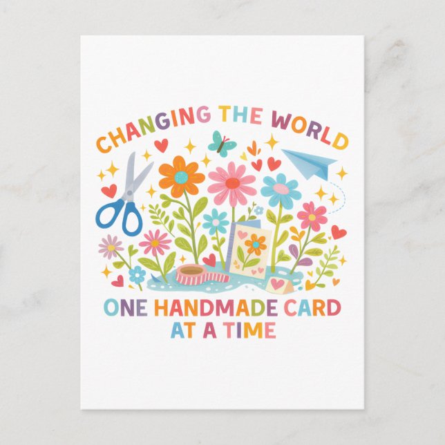 Handmade Card Maker Paper Crafts Hobby (Front)