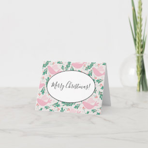 Handmade Christmas Dove of Peace Olive Branch Note Card