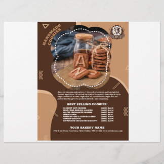 Handmade Cookies Menu Promotion Flyer