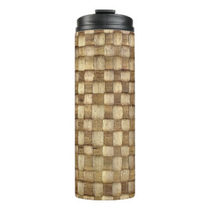 Handmade Craft Basket Seamless Texture Thermal Tumbler