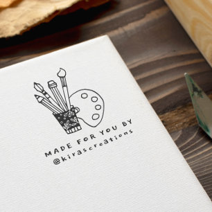 Handmade Craft or Product Logo Made For You By Rubber Stamp