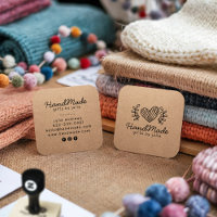 Handmade crafts modern brown kraft paper rustic