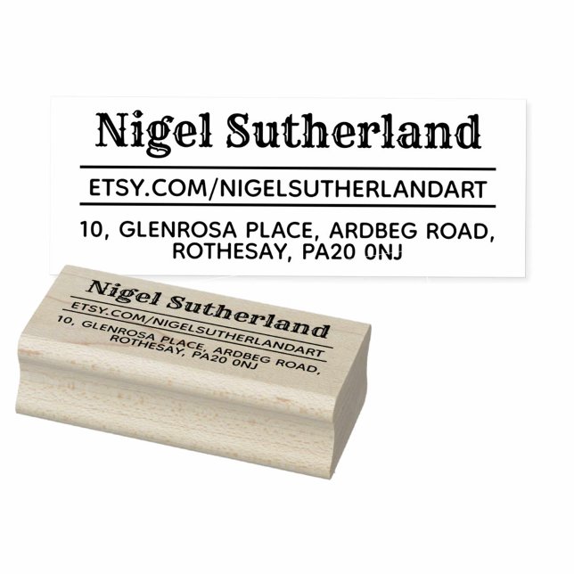 Handmade Crafts Rubber Stamp (Creator Uploaded)