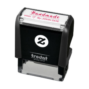 Handmade Custom Name Self-inking Stamp