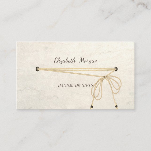 Handmade,Elegant,Simple,Stilish,Minimalist Business Card (Front)