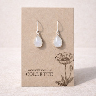 Handmade Flower Kraft Cardstock Earring Jewellery