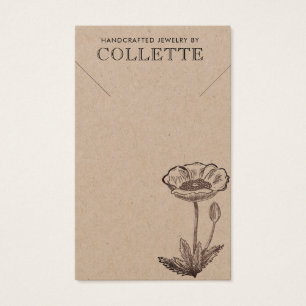 Handmade Flower Kraft Cardstock Earring Jewelry