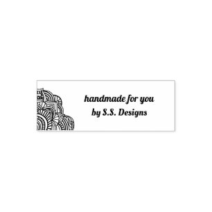 Handmade for You Pretty Medallion Self-inking Stamp