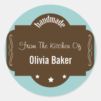Handmade From The Kitchen Of Classic Round Sticker