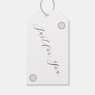 Handmade Gift Tag – Just for You & Thank You