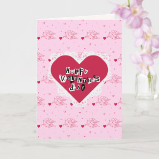 Handmade Happy Valentine's Day Card