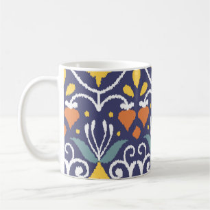Handmade Ikat: Ethnic Boho Fabric Coffee Mug
