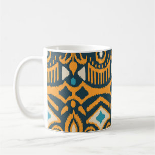 Handmade Ikat: ethnic fabric pattern Coffee Mug