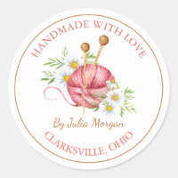 Handmade knit Label