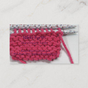 Handmade Knits Business Card