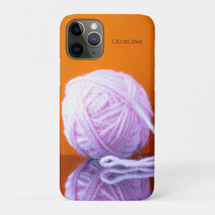 Handmade knitting crochet photo yarn wool  iPhone 11 pro case