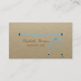 Handmade,Kraft, Simple ,Rustic, Minimalist Business Card