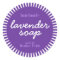 Handmade Lavender Soap Round Label Template