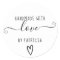 Handmade love typography minimalist  black white