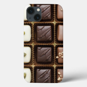 Handmade luxury chocolate in a box iPhone 13 case