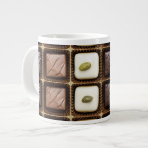 Handmade luxury chocolate in a box large coffee mug