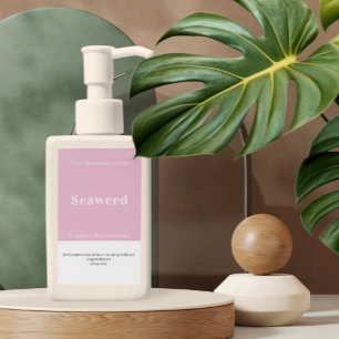 Handmade Personalised Product Information Rectangular Sticker