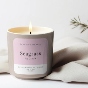 Handmade Personalised Product Information  Square Sticker