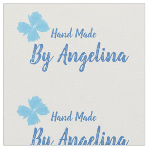 Handmade personalised sewing labels fabric