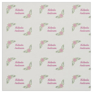 Handmade personalised sewing labels fabric