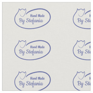 Handmade personalised sewing labels fabric