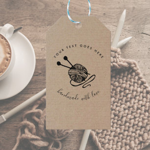 Handmade Product Craft Knitting Gift Tags